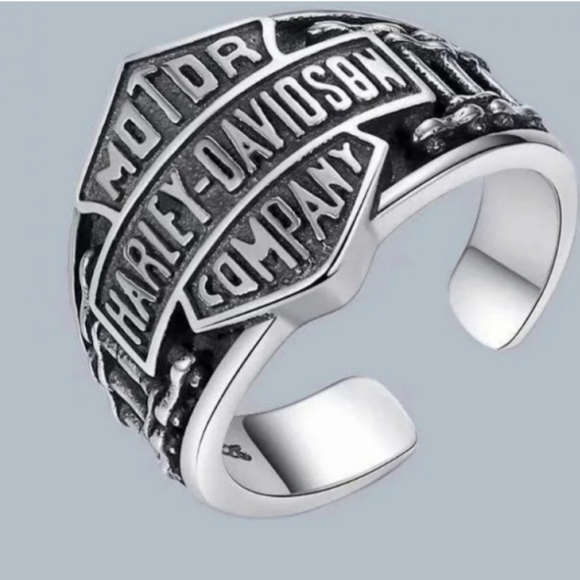 Harley-Davidson Motor Links Stainless Steel Ring - Picture 1 of 15